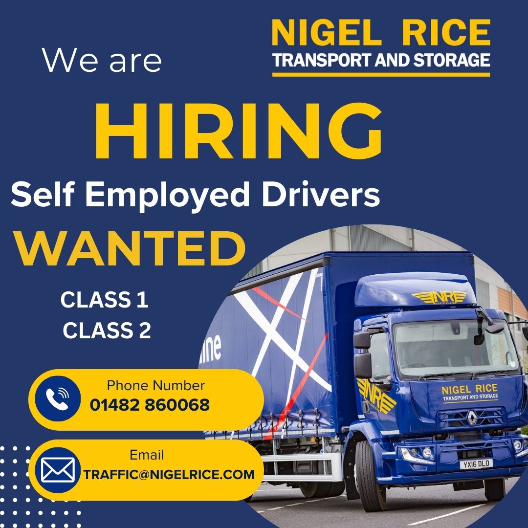 Self Employed Driver Job Hull, Haulage Careers, Nigel Rice